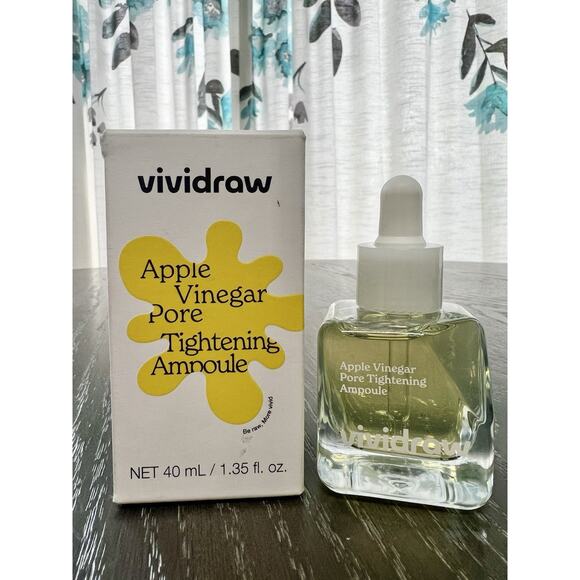 Vividraw Apple Vinegar Pore Tightening Ampoule Korean 1.35 fl oz 40ml New in Box - Picture 1 of 6